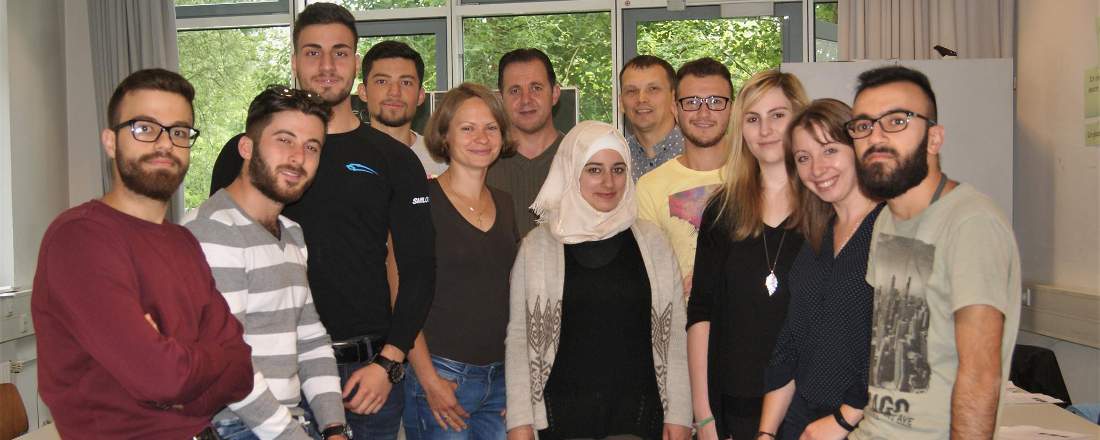 Projekt Refugees Welcome an der Universität Bayreuth.