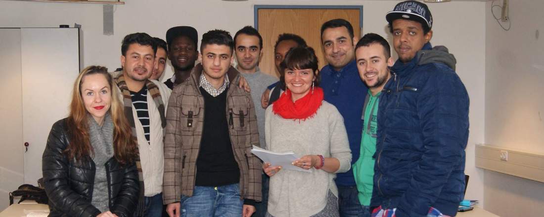 Projekt Refugees Welcome an der Universität Bayreuth.